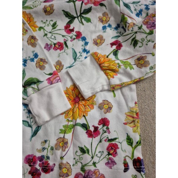 Pink elephant organic cotton floral pjs size 2T - Picture 3 of 5